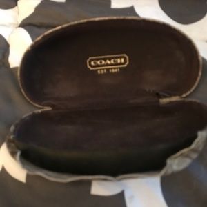 3 pairs of sunglasses, Coach, DKNY, AX